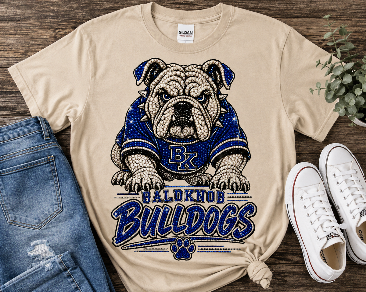 Bedazzled Baldknob Bulldog