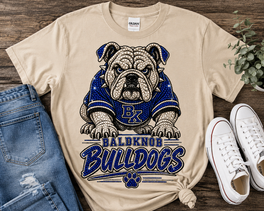 Bedazzled Baldknob Bulldog