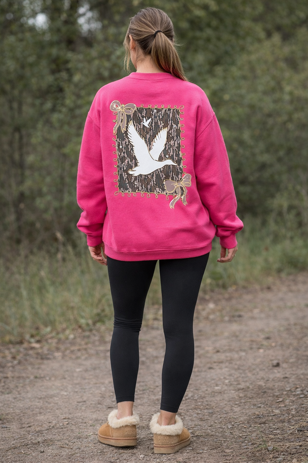 Pink Marsh Flight Crewneck