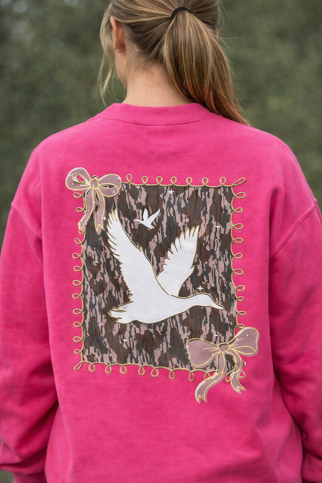 Pink Marsh Flight Crewneck