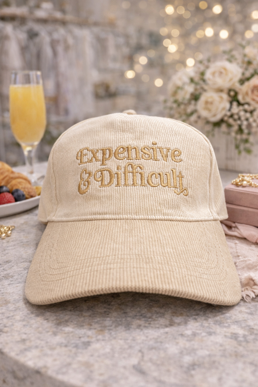 Expensive & Difficult Corduroy Hat
